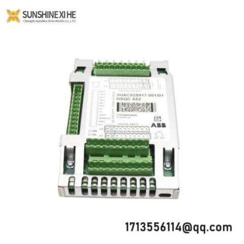 ABB DSQC652 | 3HAC025917-001/01 | I/O Unit for Advanced Manufacturing Solutions