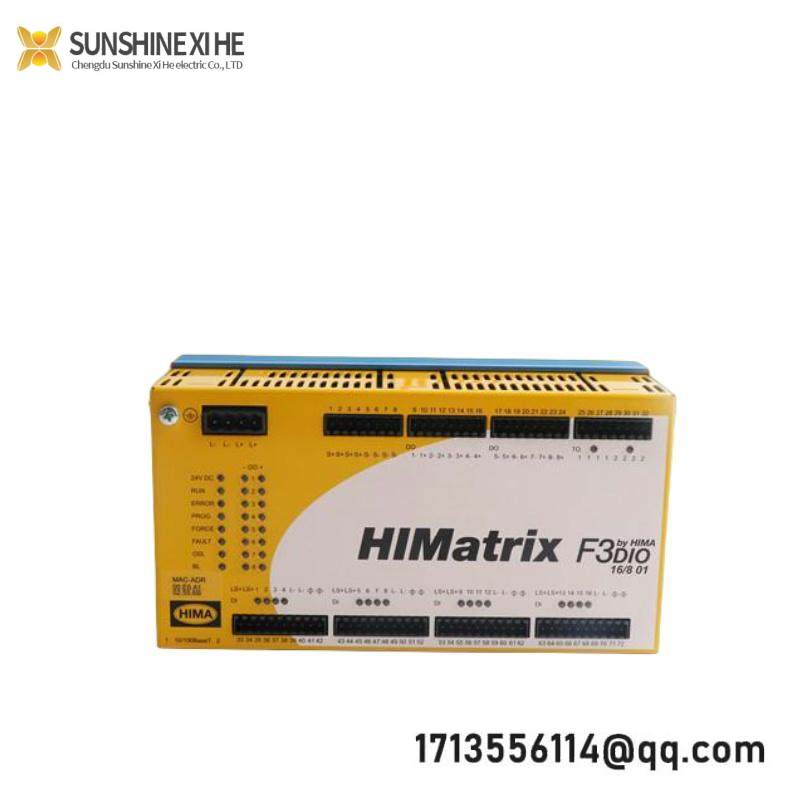 HIMA HIMATRIX F3D/O16/801 F3 D/O 16/8 01 Digital I/O Module: Advanced Industrial Control Solution