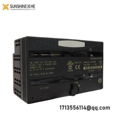 GE Fanuc IC200ALG322: Precision Analog I/O Module for Versatile Control Applications