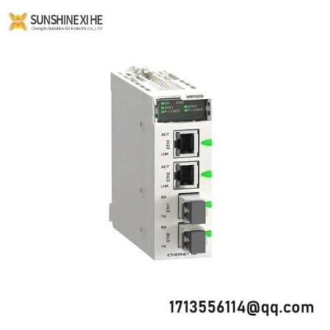 Schneider Electric BMXNRP0200 Fiber Optic Converter Module - Extended PLC Communication