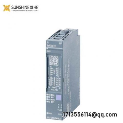 Siemens 6ES7134-6JD00-0CA1 SIMATIC ET 200SP Analog Input Module, 4xRTD/TC, Channel Diagnostics, 16 Bits