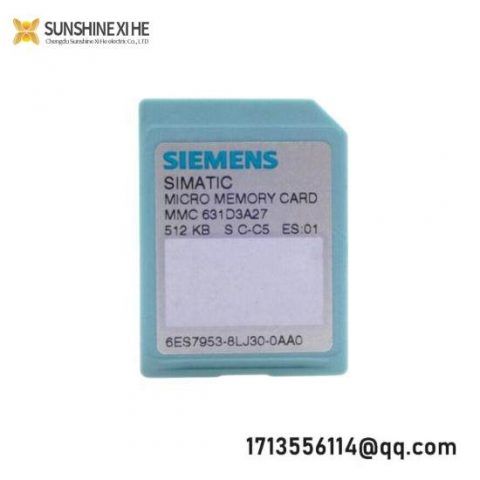 Siemens 6ES7 953-8LJ30-0AA0 Memory Card for Industrial Control Systems